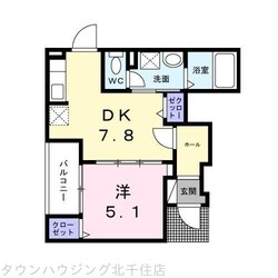 カレント　六笠の物件間取画像